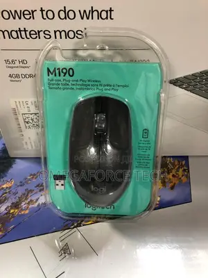 Logitech M190 Full-Size Wireless Mouse Charcoal