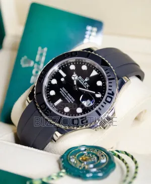 High Quality Aaa Rolex Rubber Black Strap Watch