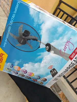 Portable and Powerful: Qasa 18-Inch Curvy Rechargeable Fan