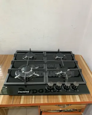 Polystar 4 Burners Automatic Cabinet Gas Cooker 60cm 1year