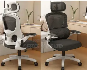 Swivel Adjustable Office Chair With Flip Handle