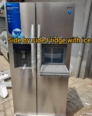 New Midea 490l Inverter Side by Side Fridge + Dispenser Ice