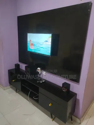 Tv Stand With Hanging Tv Plain Board