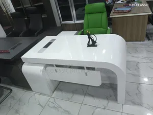 1.6mt White Executive Office Table
