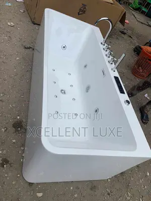 Acrylic Single Jacuzzi Massage Bathtub