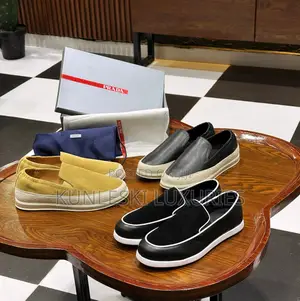 Original Prada Men Loafers Sneakers