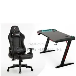 Ergonomic Gaming Chair With Table