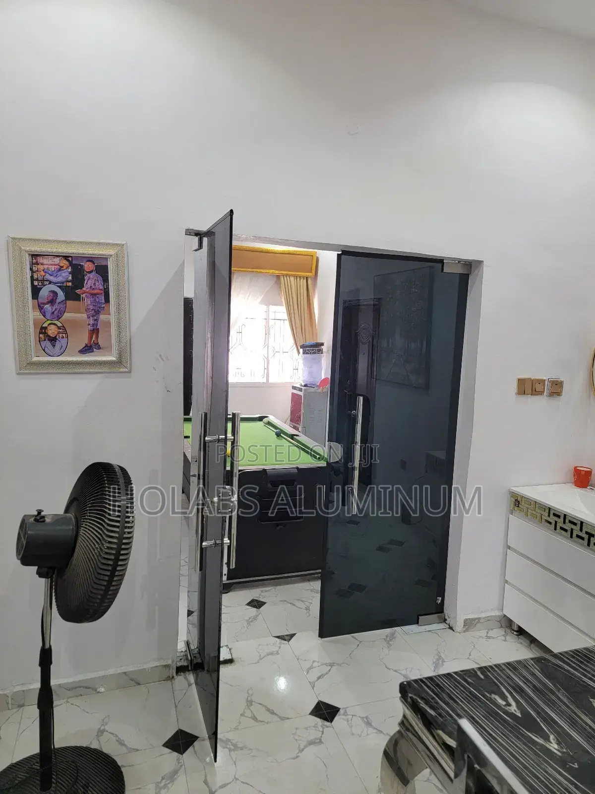 Swing Door to Sitting Room