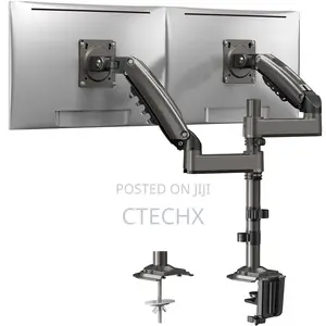 Huanuo Taller Dual Monitor Stand Long Arms for 13 to 32 Inch