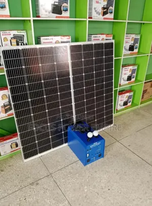 Original 1800watts Solar Generator Can With Two Dc Bulbs