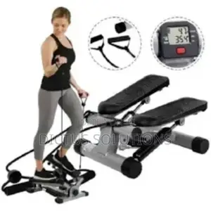 Gym and Home Mini Stepper With Band and LCD Display