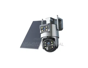 Double View Rotational Solar-Powered Auto_tracking CCTV