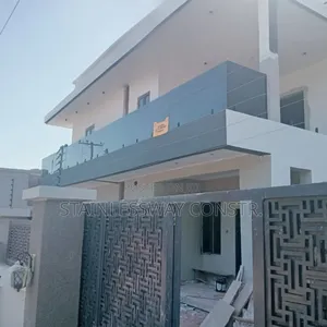 Dark Grey Glass Balcony Railing Maestro