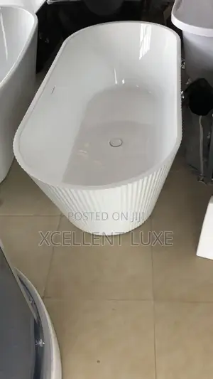Acrylic Free Standing Bathtub With Stripe