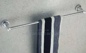 90cm Wall-Mounted Stainless Steel Towel Rod – Durable Sleek