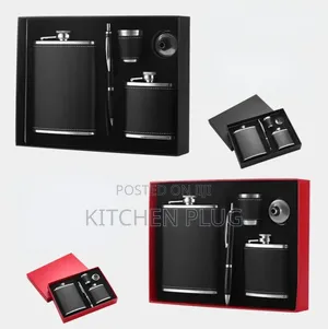 Stainless Steel Hip Flask Set