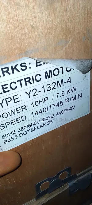 7.5kw Electric Motor 10hp 1440rpm /1745rpm