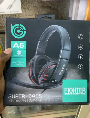 A5 Fighter Gaming Headphone With Microphone Single: 3.5mm