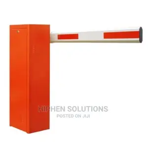 6m Orange Automatic Boom Barrier Car Parking Access Control