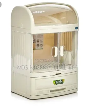 High Quality Free Stand Plastic Cupboard Dish Rack for Kitchen