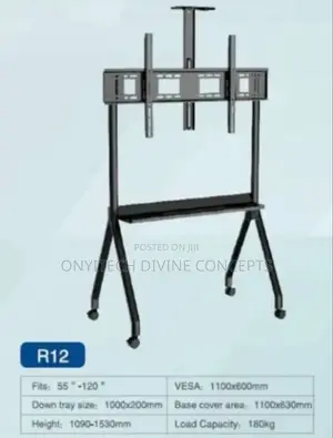 55" - 120 Inches Movable Tv Stand With Brackets