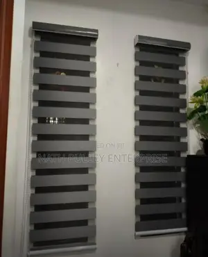 Dark Grey Day and Night Blinds