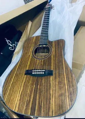 Smiger Sm-413 41" Single-Cut Semi-Acoustic Guitar