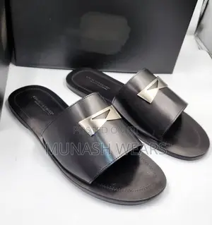Italian Conti Leather Slipers
