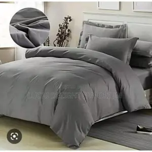 High Quality Plain Ash Duvet+Bedsheet With Pillow Cases 6x6