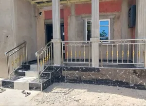 Stainless Handrail Design With Straight Cumbi