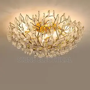 Modern Led Crystal Ceiling Lamps Chandeliers