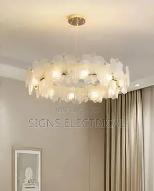 French Glass Chandelier