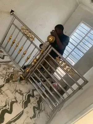 Mixed With Gold Stainless Handrails