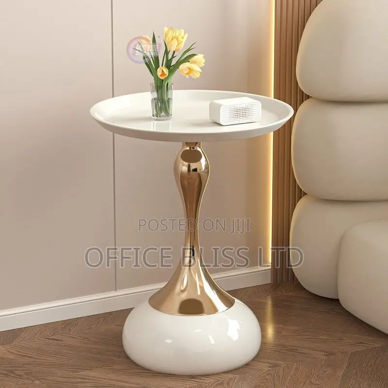 Luxury Side Coffee Table - White