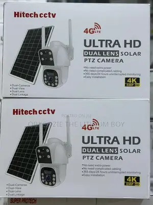 8mp Dual Lens PTZ Solar CCTV Camera Now Available