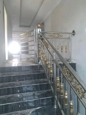 Full Gold and Silver Handrails
