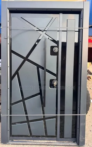 Black and Gray Luxury Turkey Security Door 4ft