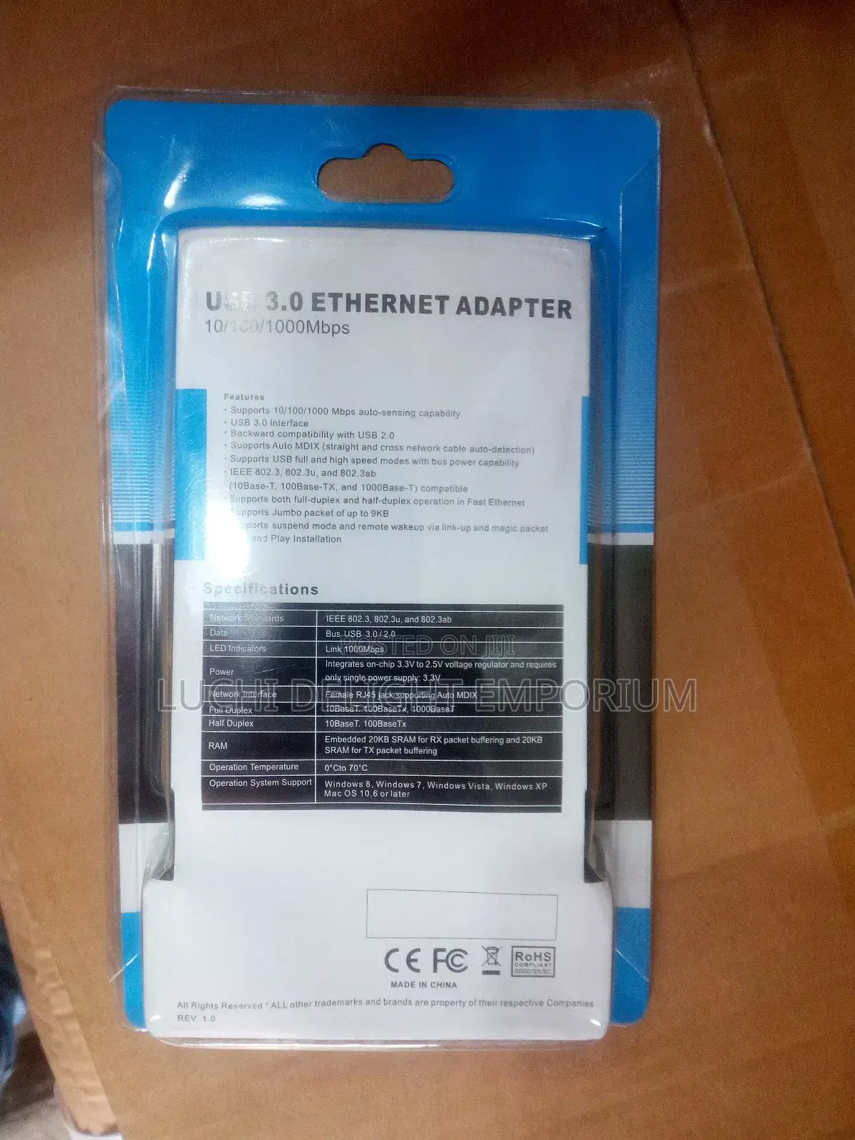 Usb 3.0 Ethernet Adapter