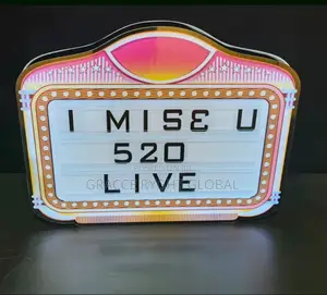 Led Letter Message Board for Night Clubs