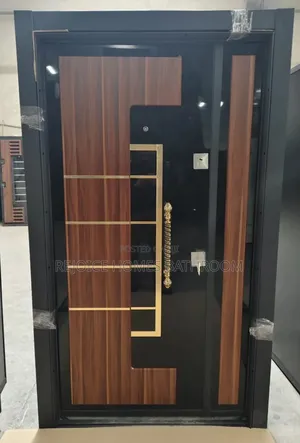 Brown and Black Luxury Security Turkey Doors