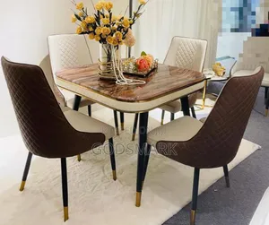 Imported Dining Set With Marble Top(4 Seater)