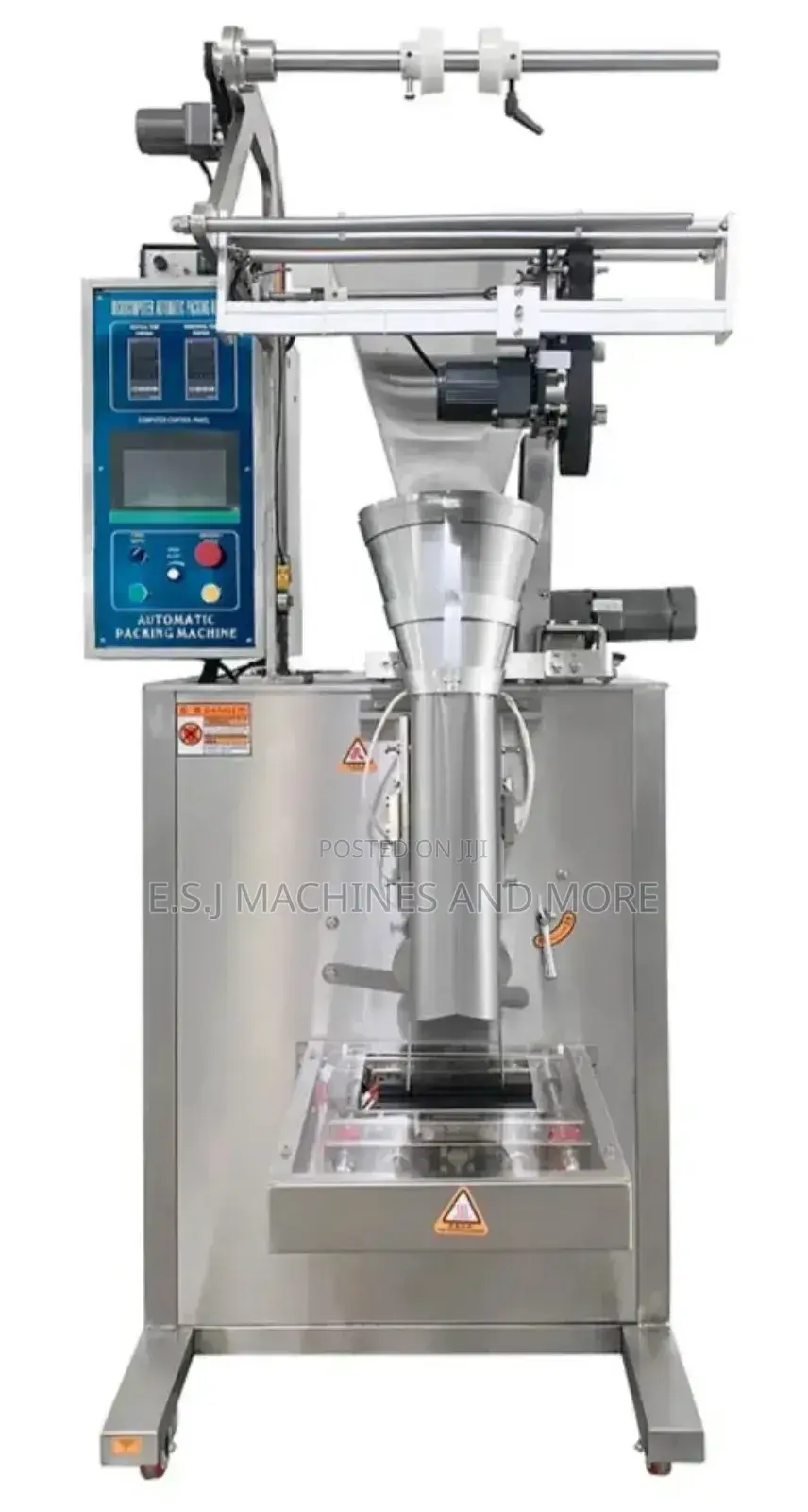 Powder Packaging Machine With Loader and Conveyor