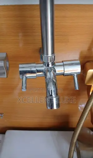 Anti Rust Shower Pole Connector/Control Tap