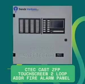 Ctec Zfp Touchscreen 4loop Addr Fire Alarm Panel