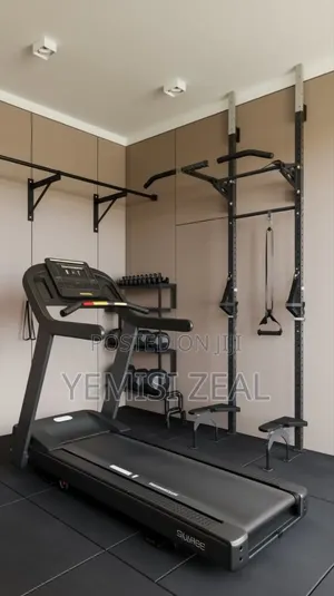 3hp Treadmill Machine With Twister, Dumbbells And Massager