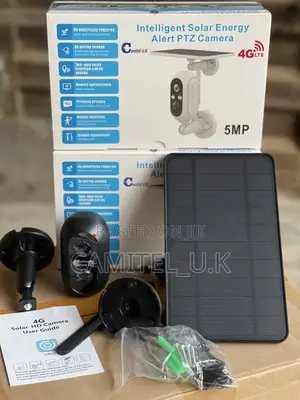 4g Ubox Intelligent Solar Energy Alert PTZ Security Camera