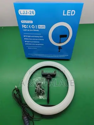 14inches Ringlight With 1 Phone Holder and Tripod Stand