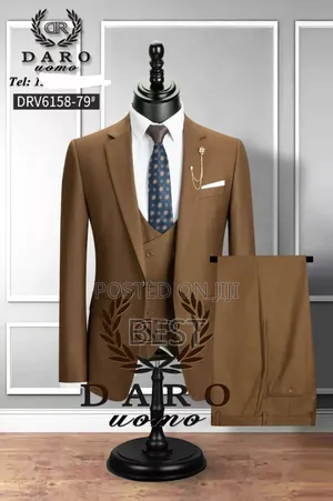 Luxury Men's Turkish 3pis Suit for Wedding, Dinner All Occ