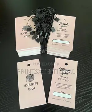 Business Card, Thank You/Access Card, Tags Printing