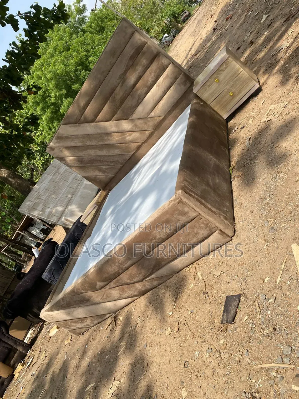 6 by 6 Padded Bedframe